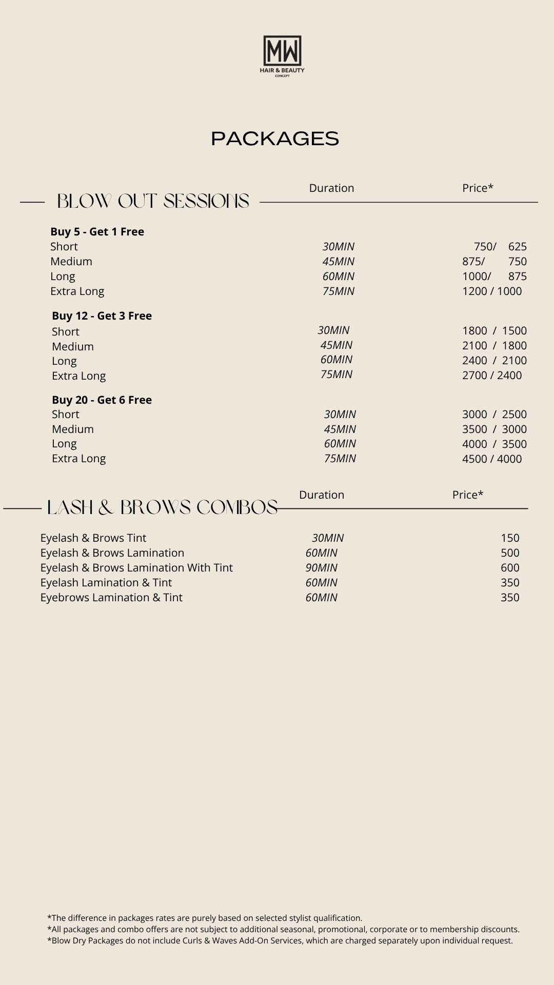 MW hair & beauty concept Beauty salon in Dubai, United Arab Emirates